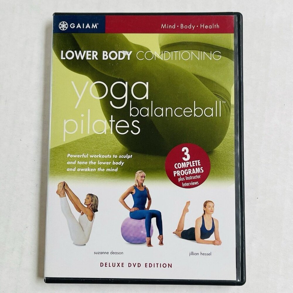Giam Lower Body Conditioning Yoga Balance Ball Pilates DVD